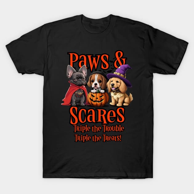 Paw & Scares T-Shirt by SergioCoelho_Arts